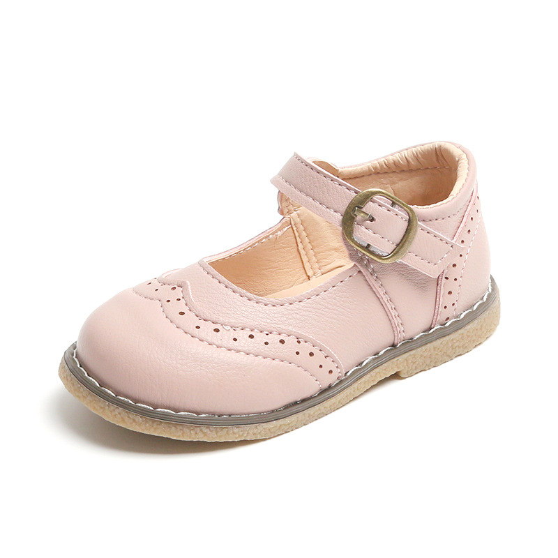Girls' Casual Solid Color Leather Shoes — foto 9