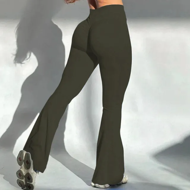 Women's Sports Quick drying Sweat Absorbent Tight Pants Army Green - Shop at LoveMi