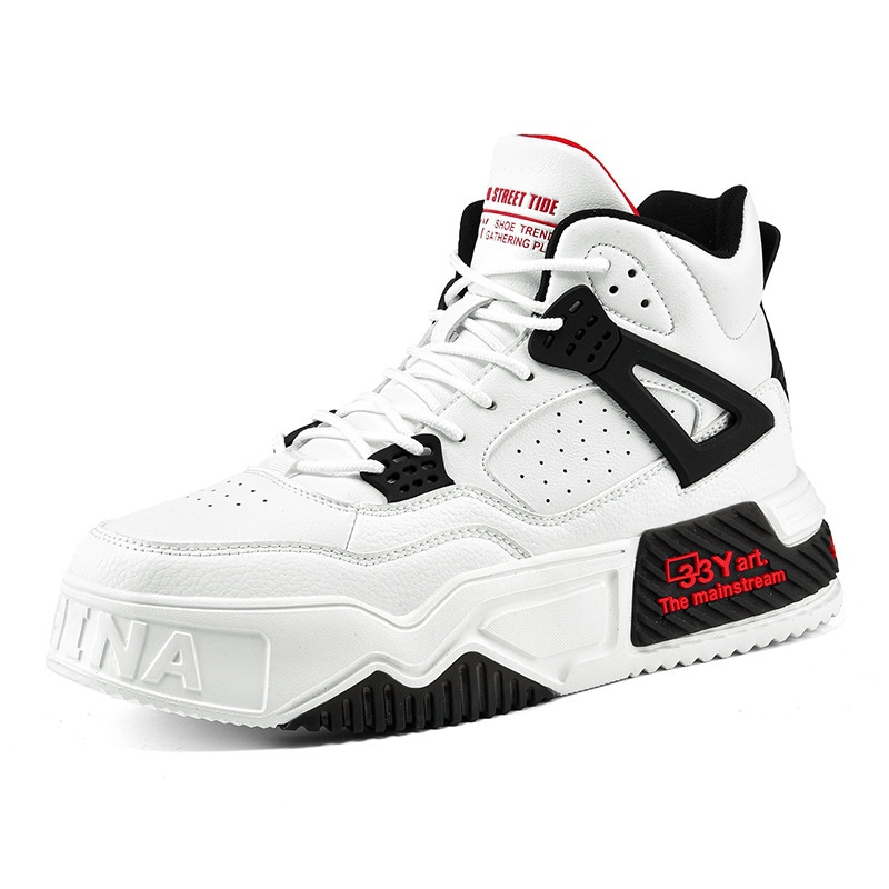 High-top Tide Shoes Student Combat Boots Platform Sneakers