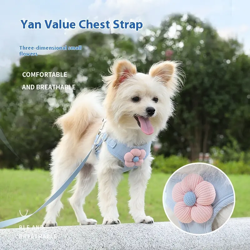 Dog Rope Leash Vest-style Chest Strap