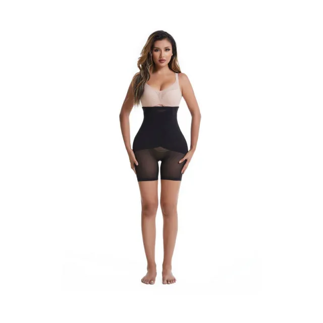 Women's Pure Color All matching High Waist Bodybuilding Basic Safety Pants Black - Shop at LoveMi