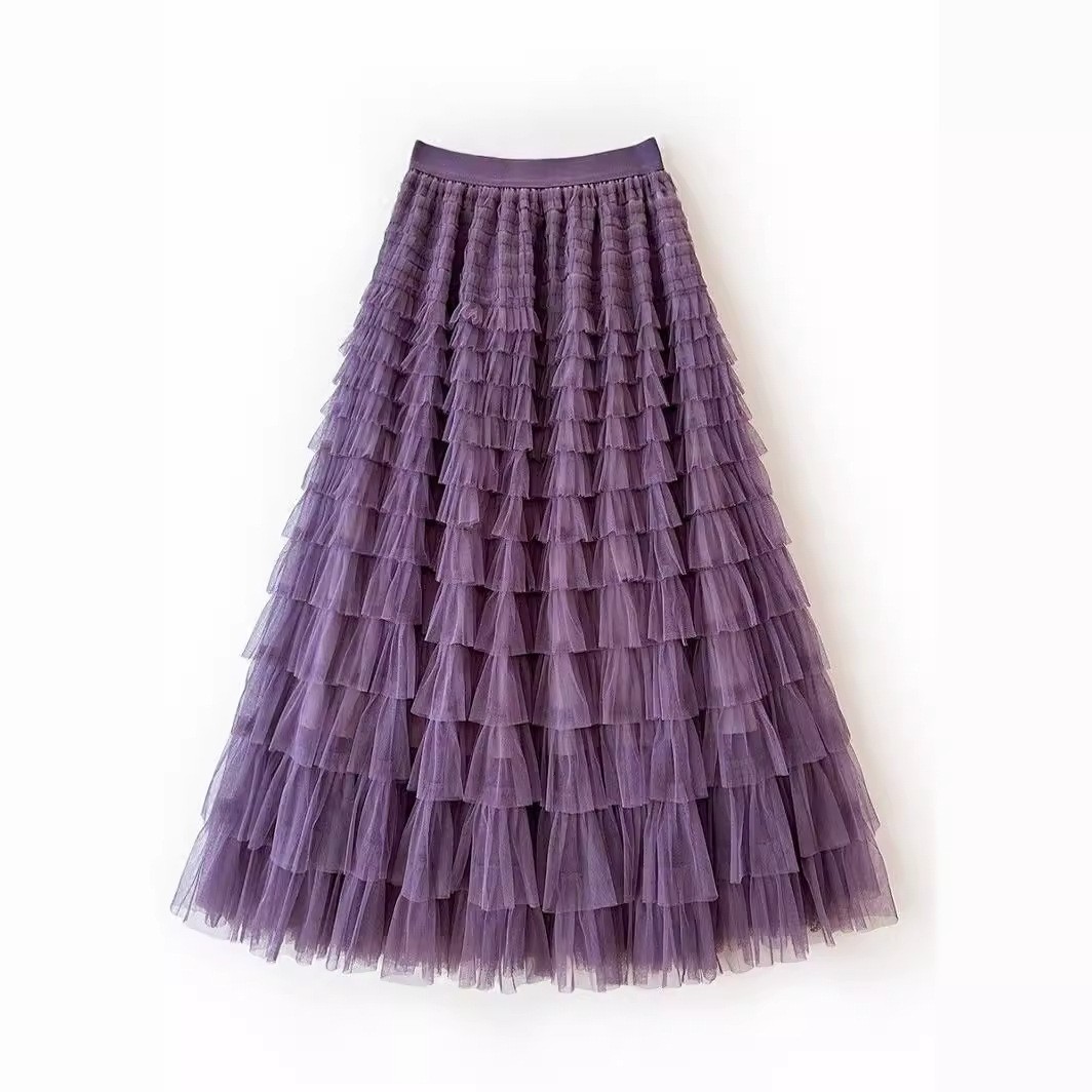 New Mesh Cake Skirt For Women Spring Style