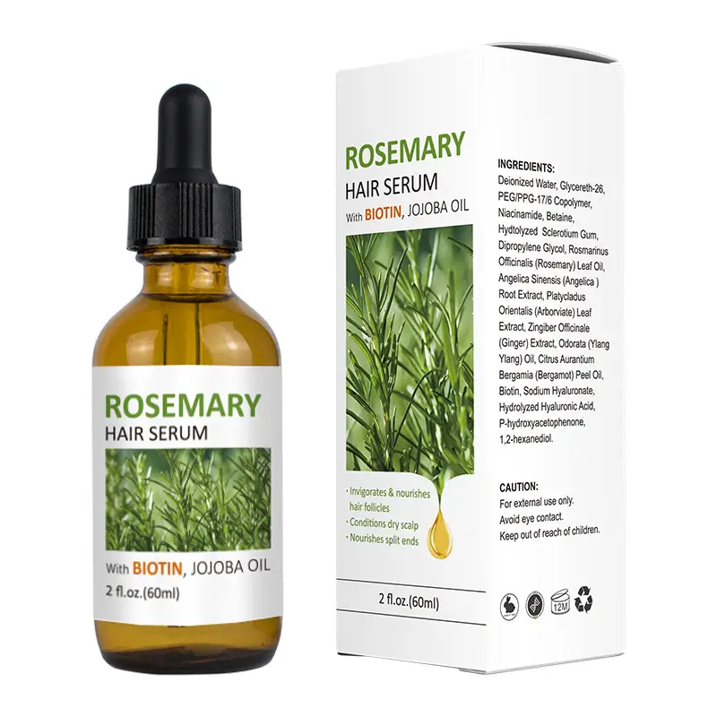 Hair Care Essential Oil Rosemary And Castor Oil For Smoothness