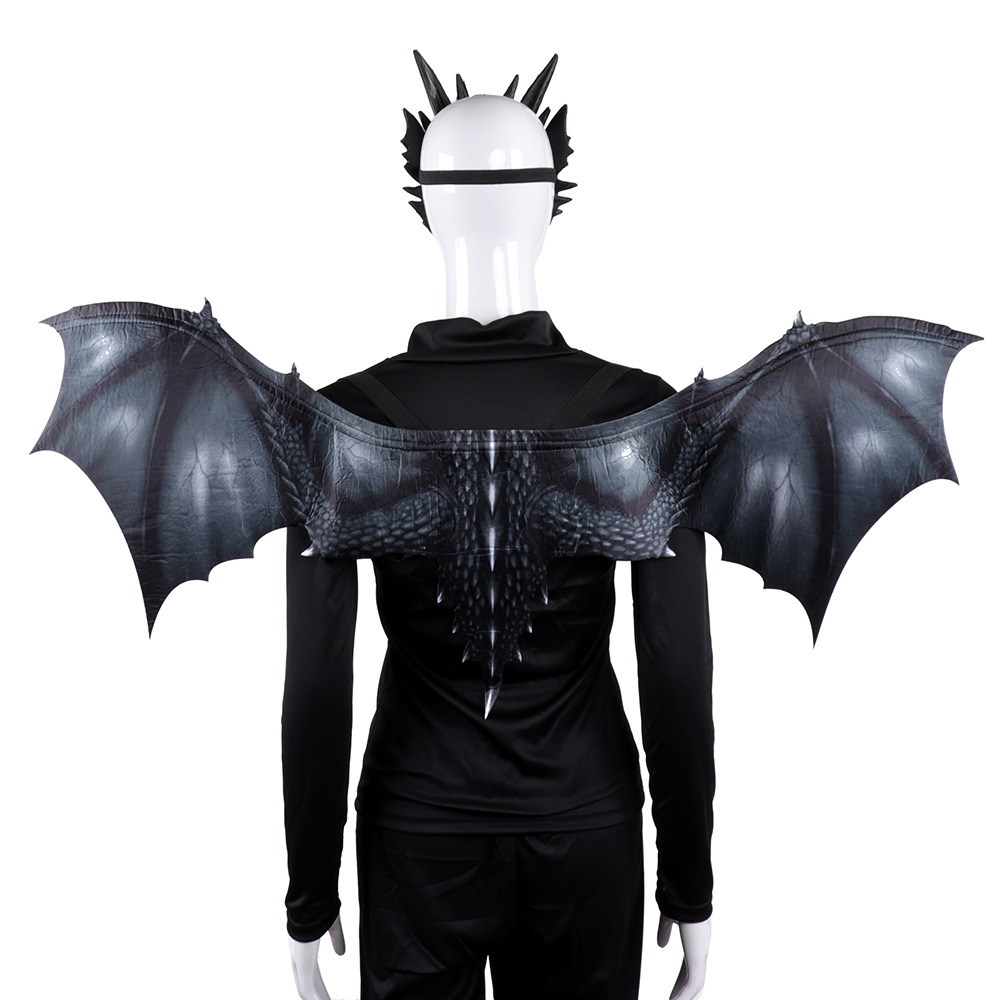 Title 15, Cos Head Cover Men Non Woven Dragon Mask Wings ...