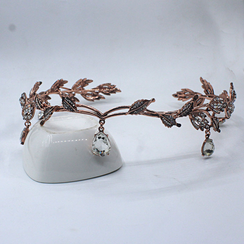 Forehead Diamond Rhinestone Wedding Headdress Vintage 7