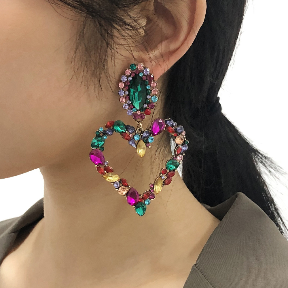 Heart Trendy Eardrops For Women