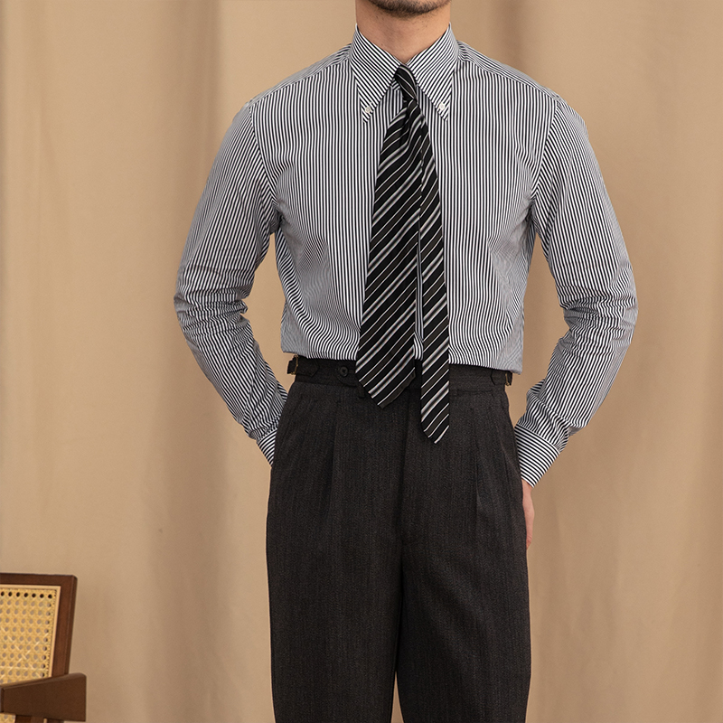 Commuter's All-matching Cotton Business Casual Long Sleeve Shirt