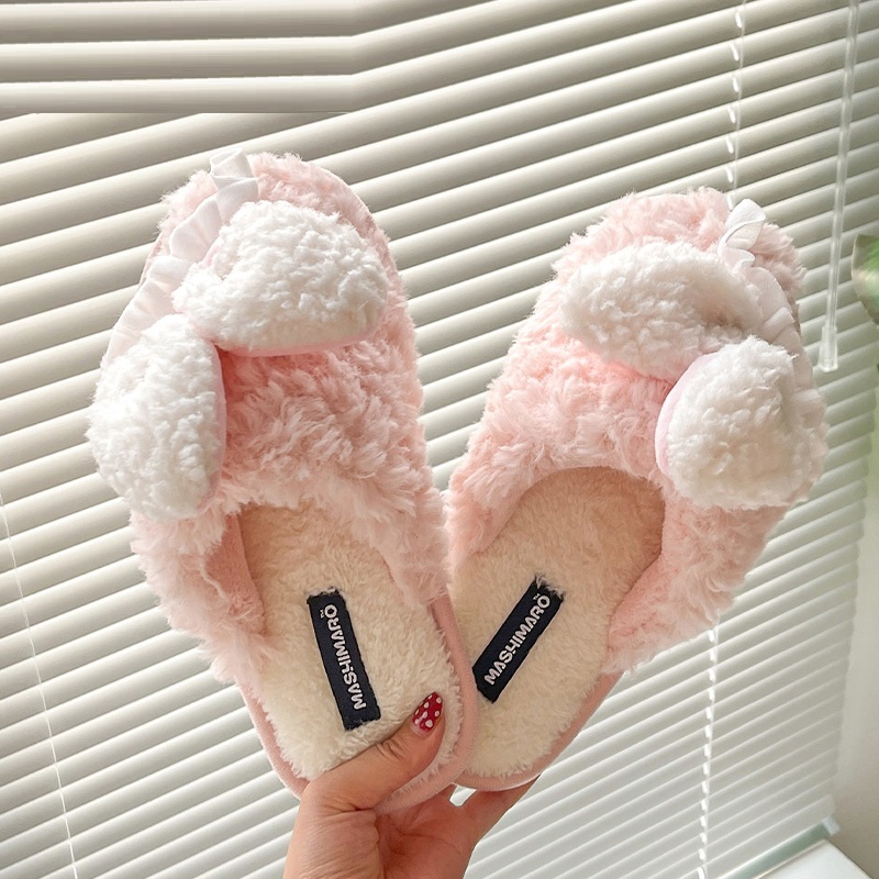 Indoor Students Warm-keeping Plush Winter Home Slippers - Image 3