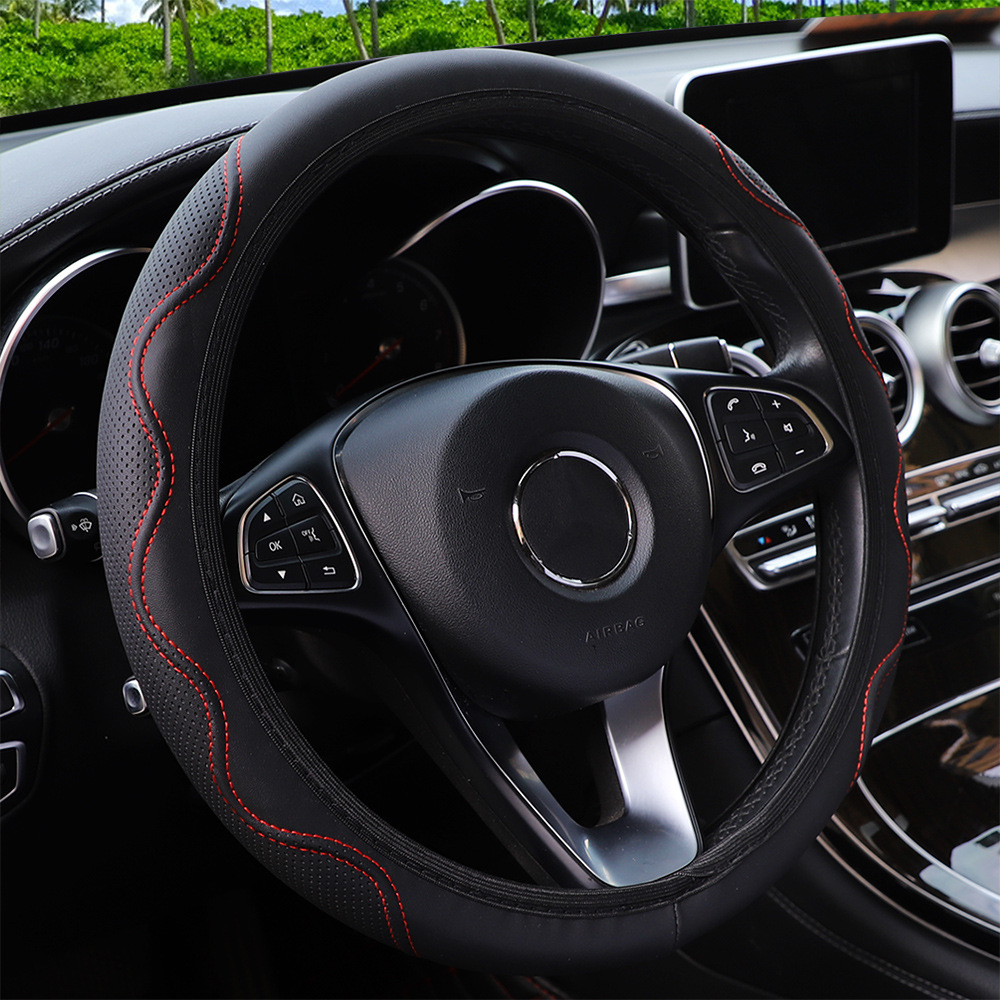 Car Steering Wheel Cover Without Inner Ring Elastic And Adjustable