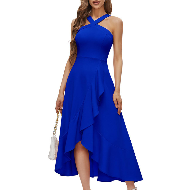 Black Off-Shoulder Women's Midi Dress for Homecoming - color option
