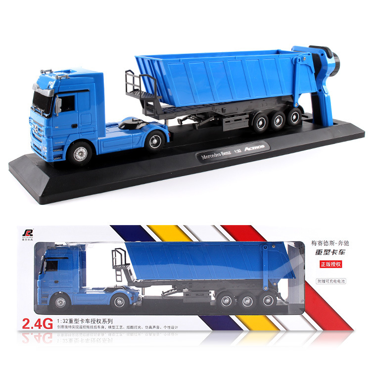 Blue Dump Truck