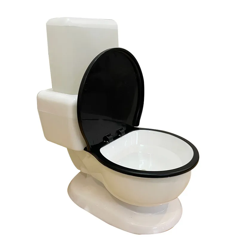 Funny Pet Cat Toilet Water Fountain Automatic Flow Without Plug-in - White
