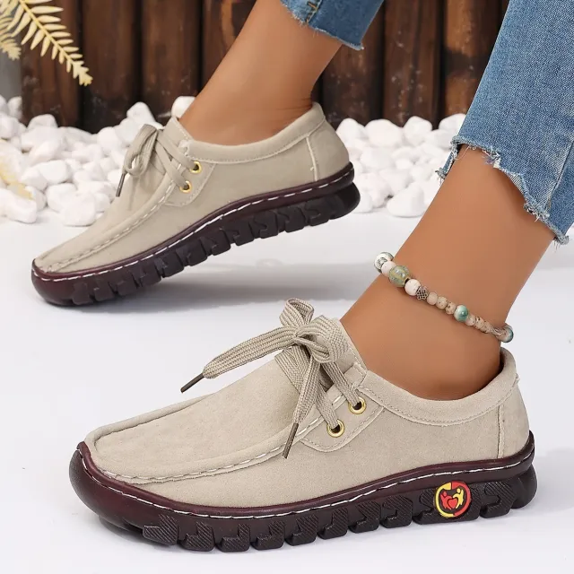 Women's Flat Gommino Soft Bottom Casual Gray - Shop at LoveMi
