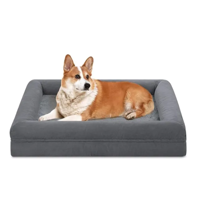 Pet Bed Large Dog Golden Retriever Dog Thickening Cushion Dark Gray - Shop at LoveMi