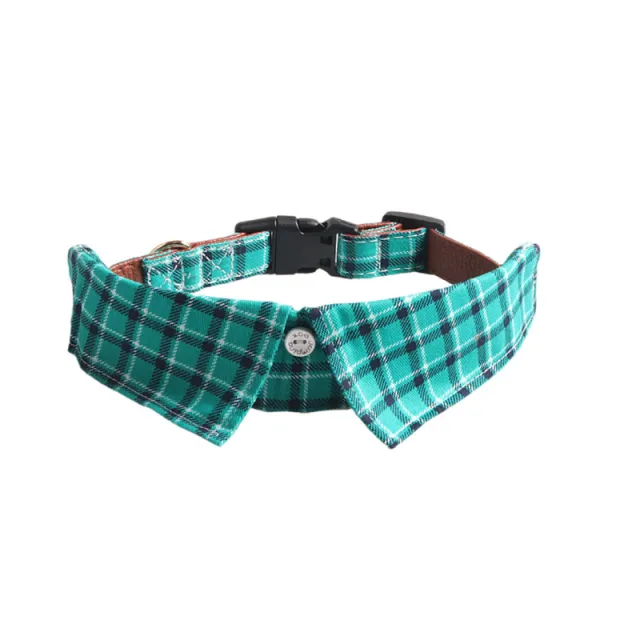 Pet Supplies Gentleman Dog Collar Bow Tie Detachable Green - Shop at LoveMi
