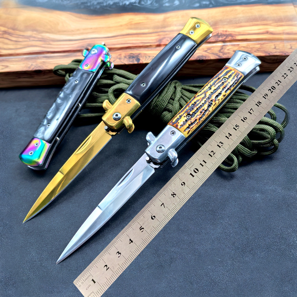 Mafia Stainless Steel Pocket Knife For Outdoor And Home Use