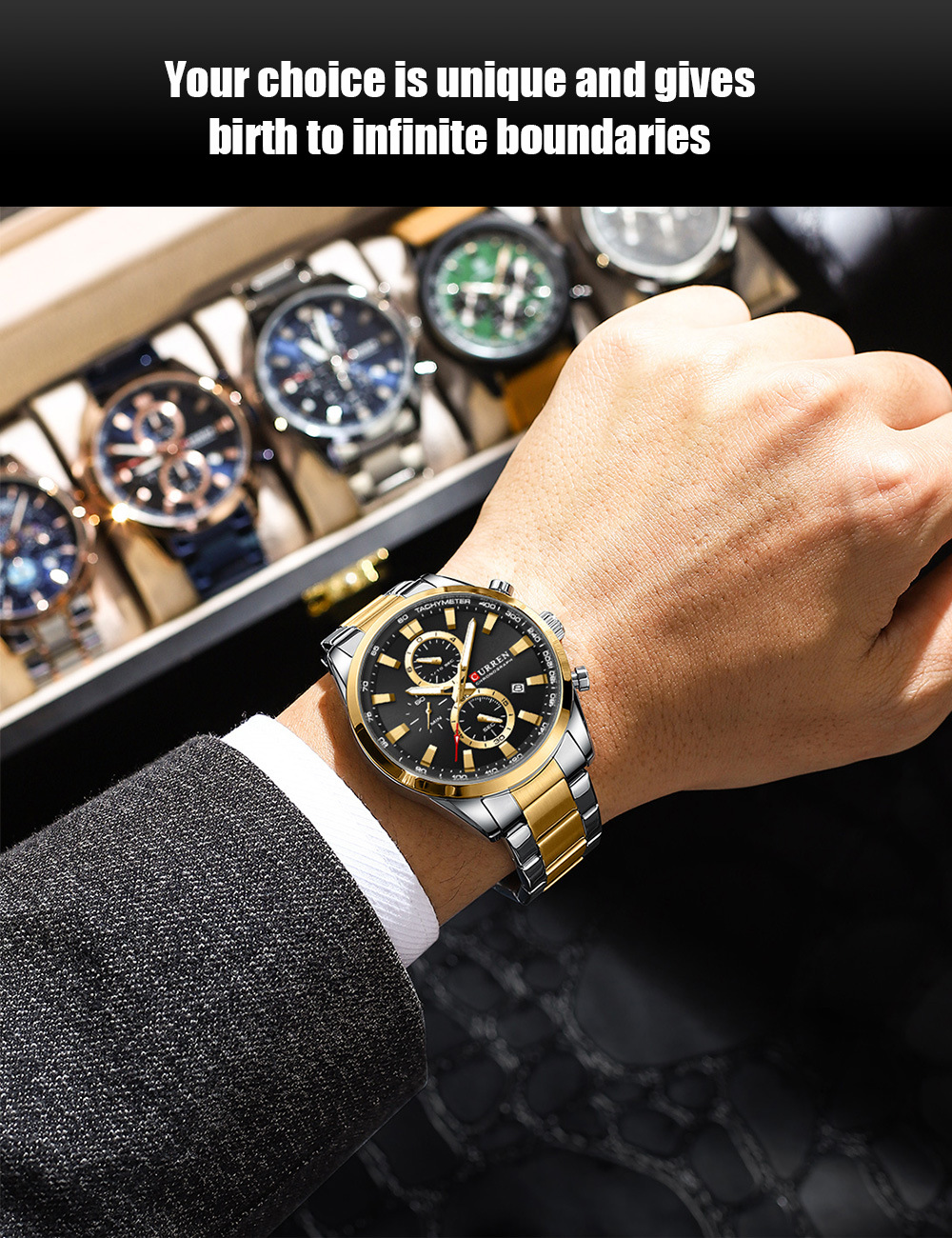 Men's Steel Belt Six-pin Chronograph Quartz Watch - Image 19