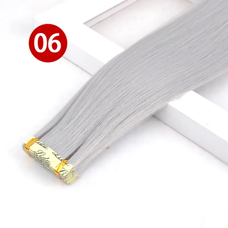 Seamless Hair Extension Highlight Colour Hair Extension - 6 Colours 1 Piece