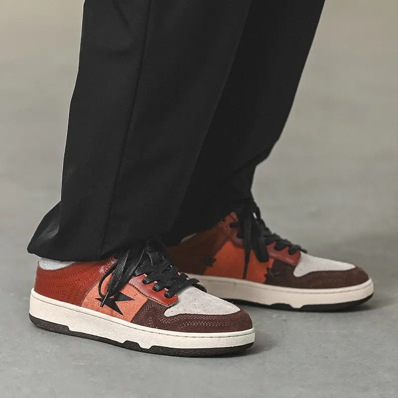 Men's Fashionable Winter Suede Patchwork Easy Matching