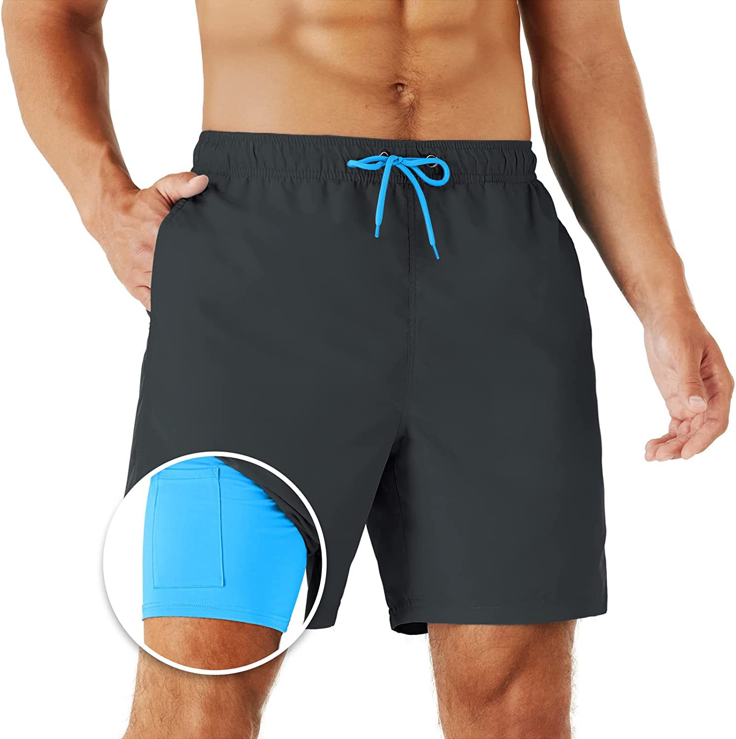 Anti-Embarrassment Quick-Dry Solid-Color Shorts 10