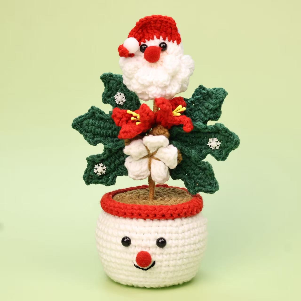 Santa Claus Potted Plant Ornament