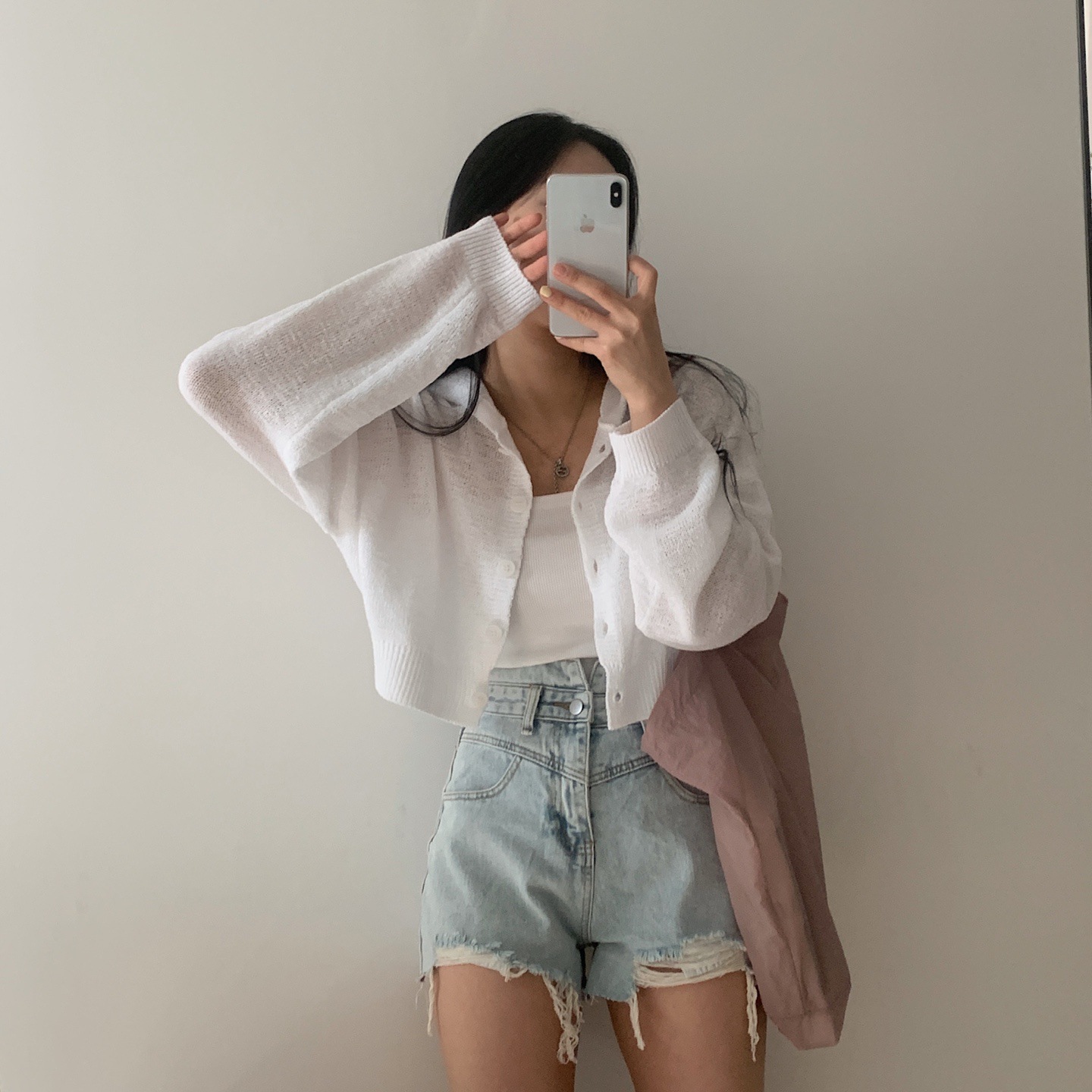 Cardigan Coat For Women Autumn Sweater Design Sense Niche High Sense White - Shop at LoveMi