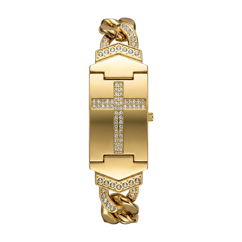 Cross-border Flip-top Cross Watch With Ladies Bracelet 4