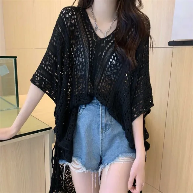 Summer Design Chic Loose Smock Top Black - Shop at LoveMi