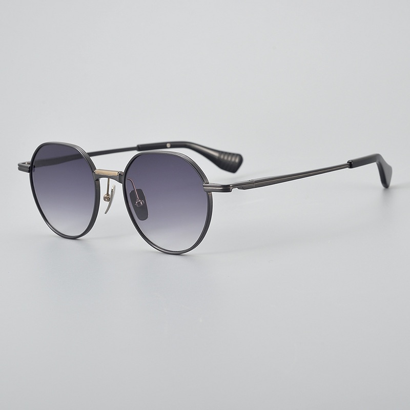 Ultra Light Pure Titanium Vintage Round Frame Spectacle - Image 11
