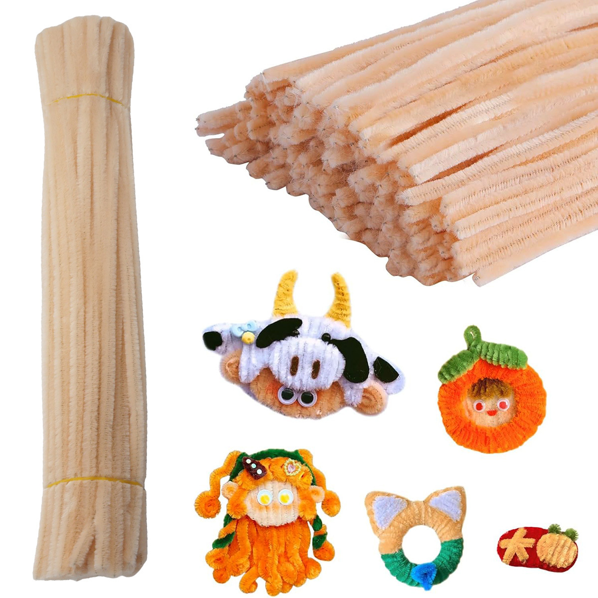 DIY Holiday Decorations Made With Chenille Stems