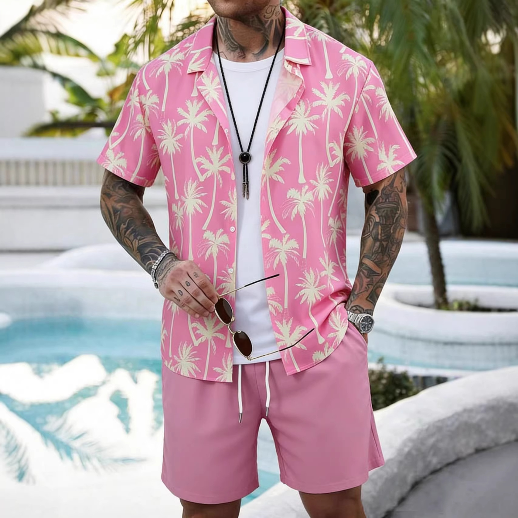 Casual Mens Summer Street-style Outfit
