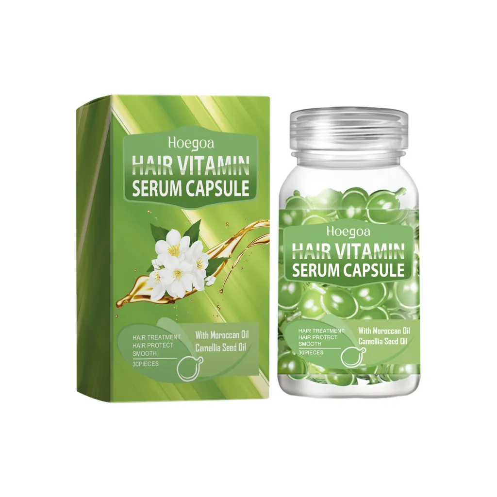 Hair Care Green Capsule Portable Moisturizing - 30Pcs