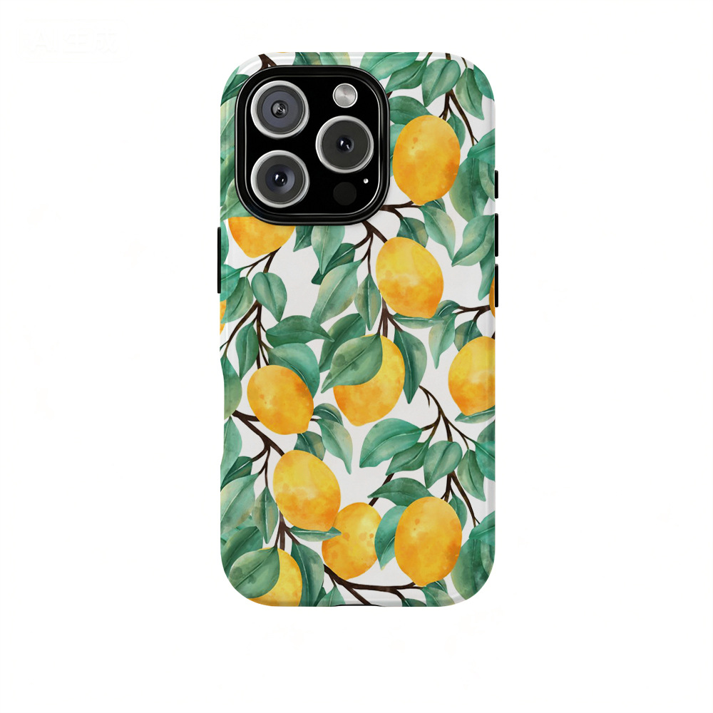 Lemon Series 2-in-1 Film Phone Case