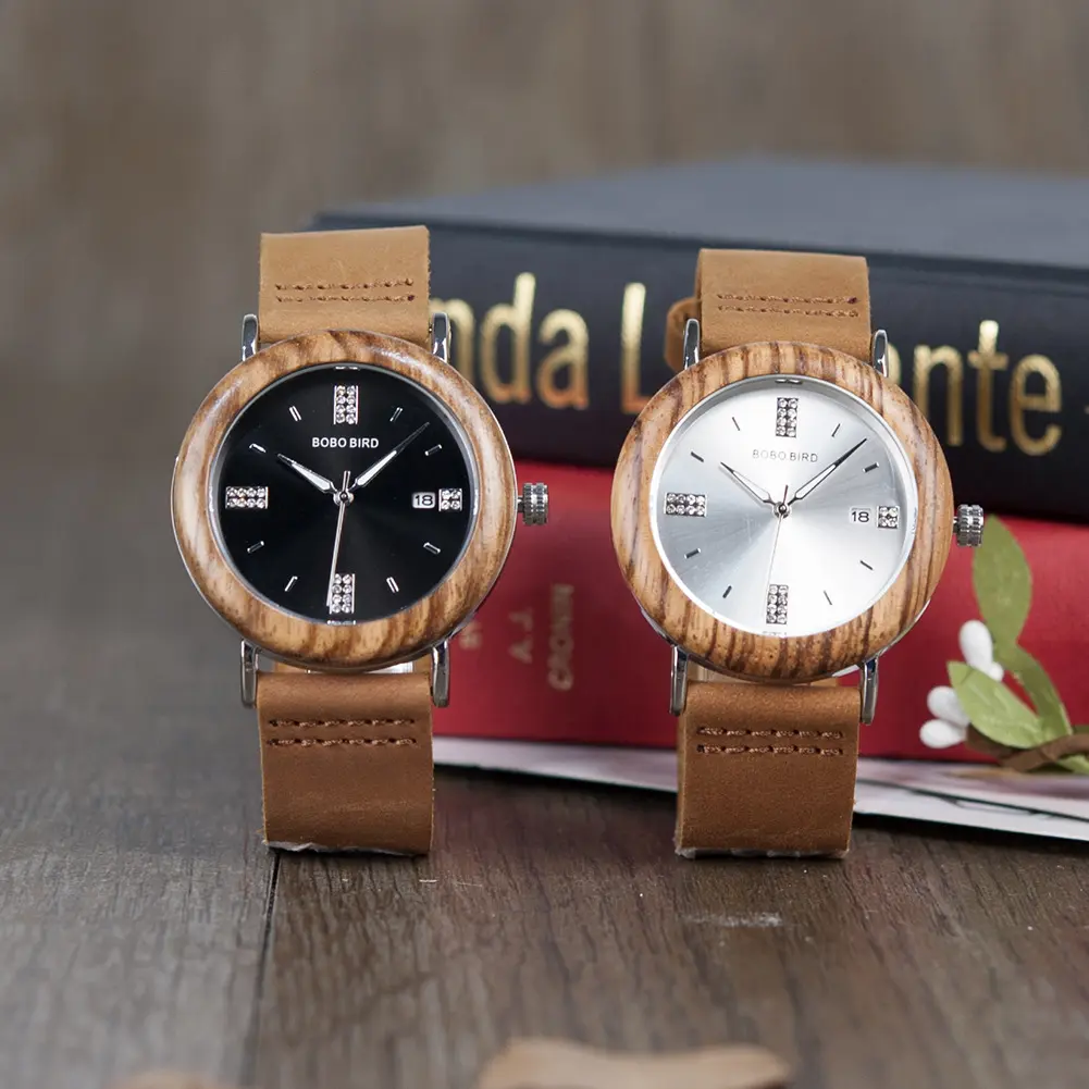 Mens And Womens Minimalist Casual Retro Wooden