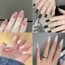 Pure Color Simple Nail Tips Advanced Sense view 1
