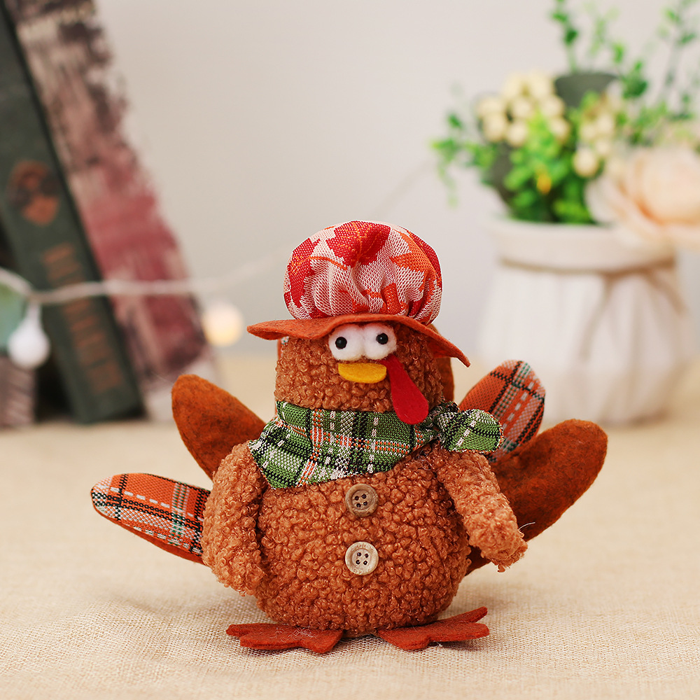 Scarf Turkey Ornaments