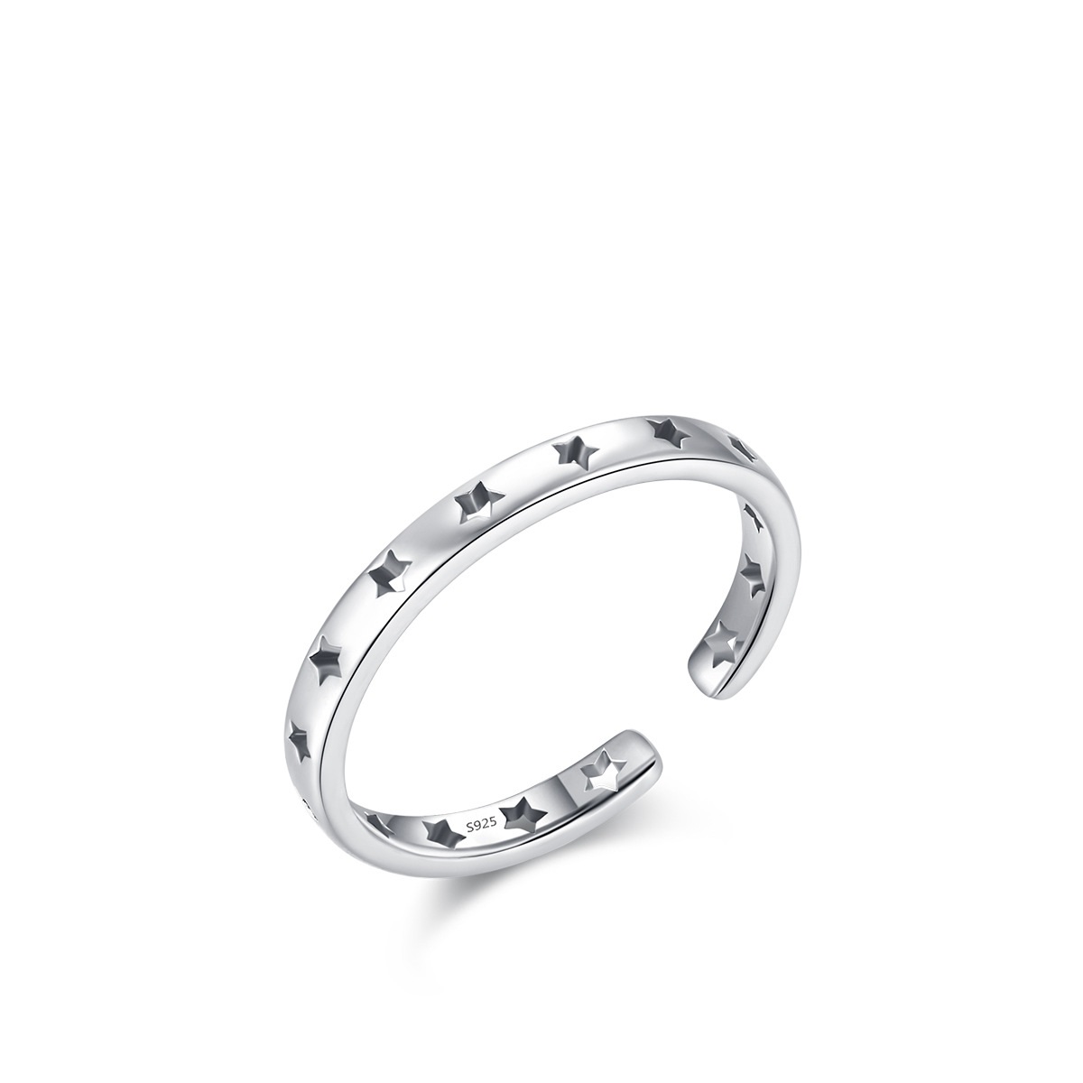S925 Sterling Silver Original Design Simple All-match Ring Women