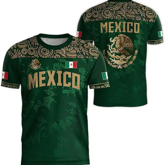 Round-neck Casual Sporty Printed Short-sleeve Digital-print Pullover