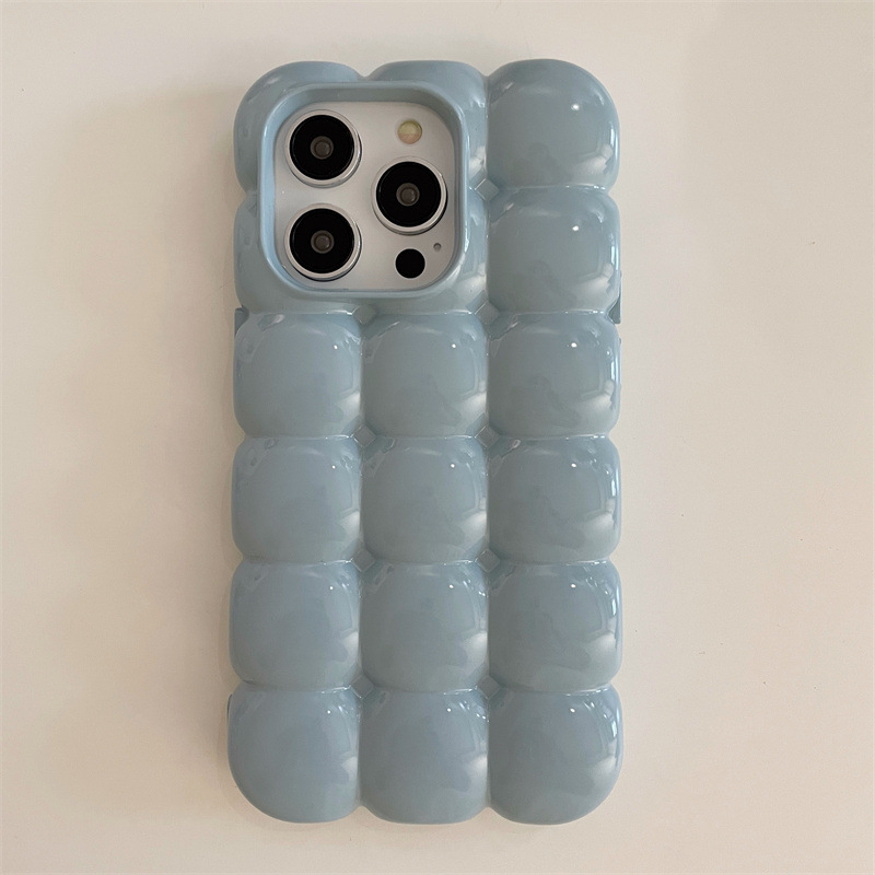 Egg Waffle TPU Gray Blue