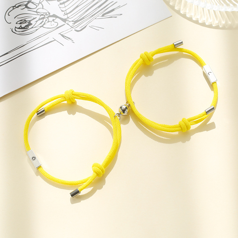 Title 16, Alloy Sun And Moon Couple Bracelets A Pair