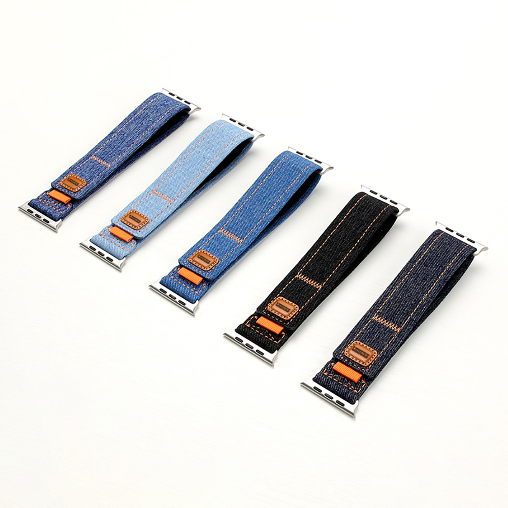 Denim One-piece Woven Watch Band - Image 3