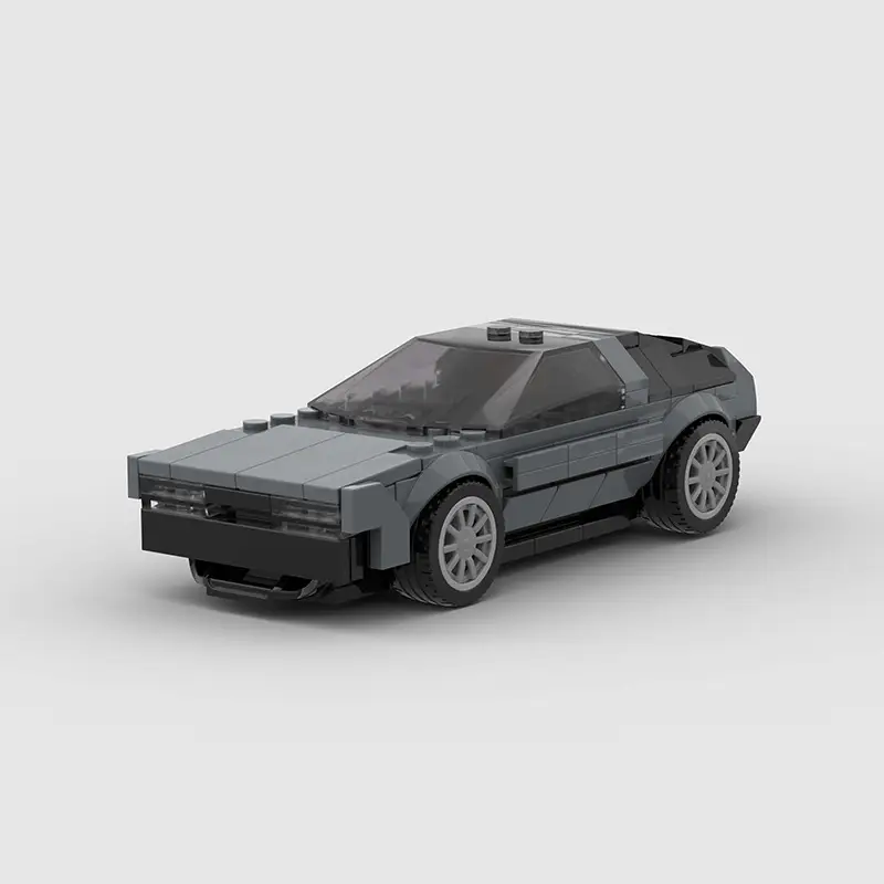Small Particle Moc City Vehicle Racing Model Children Building Blocks Toys