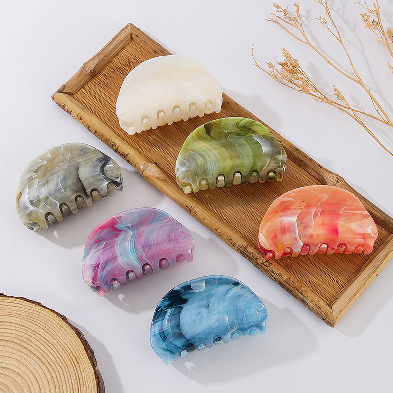 Gradient Marbled-texture Hair Clip