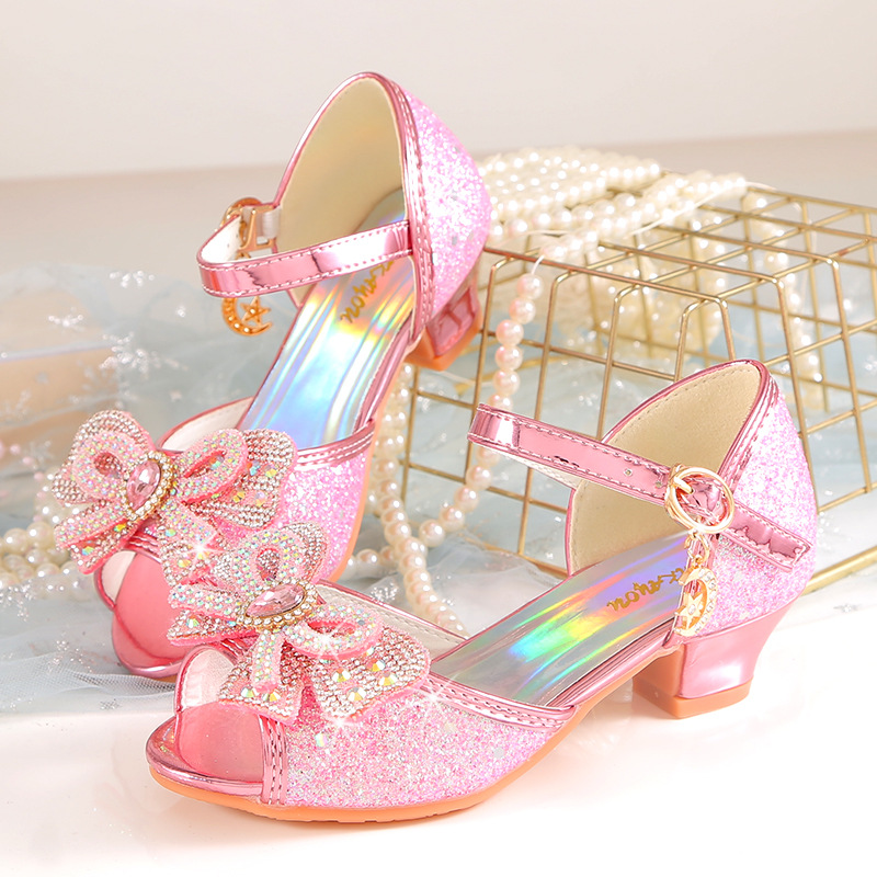 Title 10, High Heel Fashion Childrens Princess Shoes for...