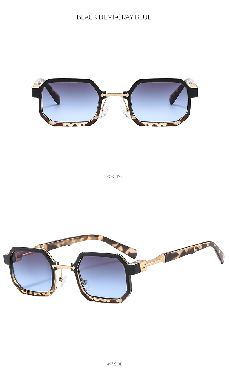 Title 6, Retro Square Small Frame Fashion Sunglasses