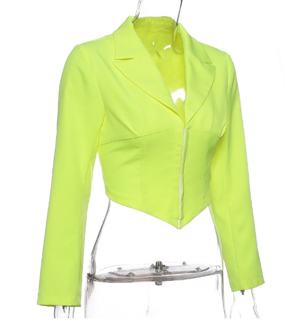 Autumn New Deep V Suit Collar Coat