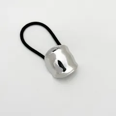 Alloy Headwear Geometric Cold Wind High Elastic Rubber Band - 460 Silver - View 1
