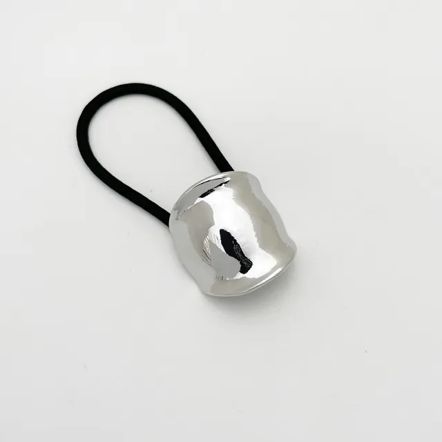 Alloy Headwear Geometric Cold Wind High Elastic Rubber Band 460 Silver - Shop at LoveMi