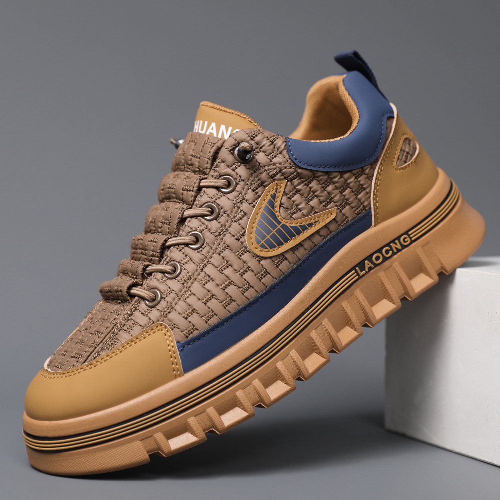 أحذية رياضية عصرية رجالية ببطانة سميكة وكاجوال