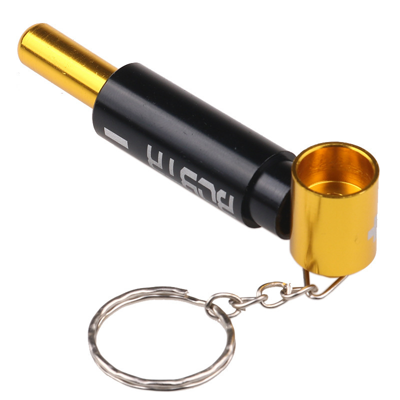 Title 10, Metal Battery Pipe With Keychain